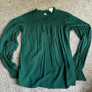 Green blouse